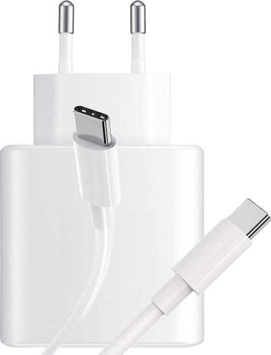 USB C Oplaadstekker met USB C naar USB C Kabel Lang 1 Meter - PPS Technologie - Snellader