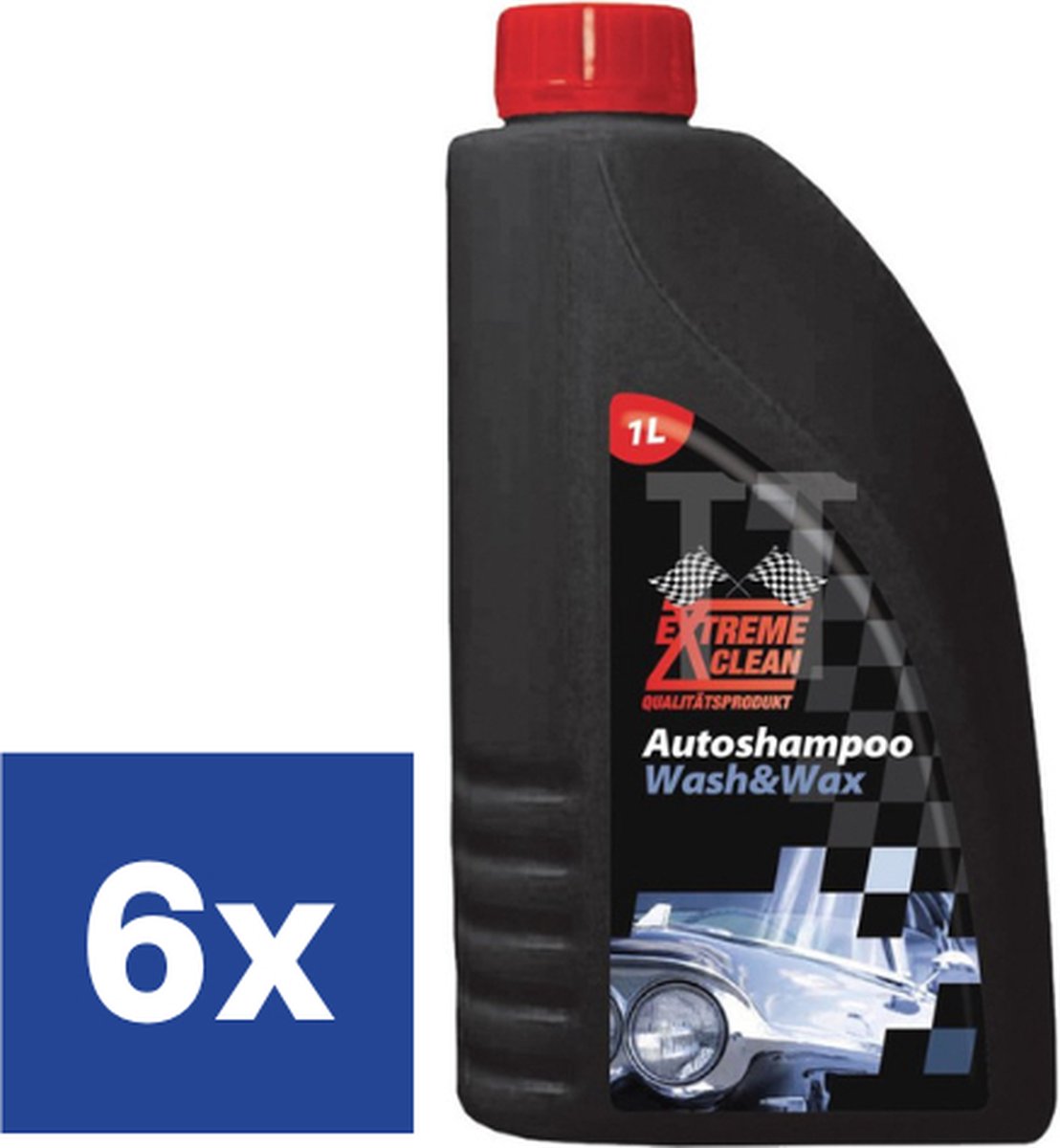 Autoshampoo Extreme Clean Wash & Wax (Voordeelverpakking) - 6 x 1 l