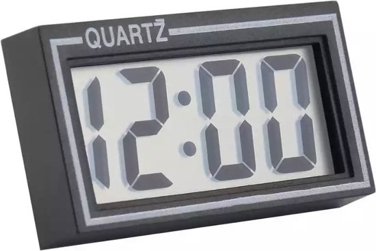 LCD Horloge numérique de voiture électronique Accessoire intérieur