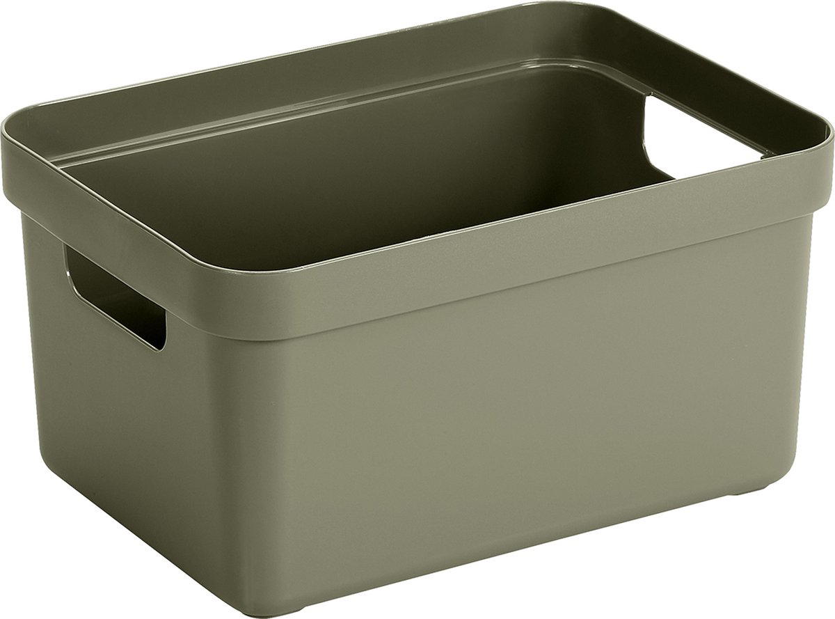 Sunware - Sigma home opbergbox 5L donker groen - 252 x 175 x 122 cm