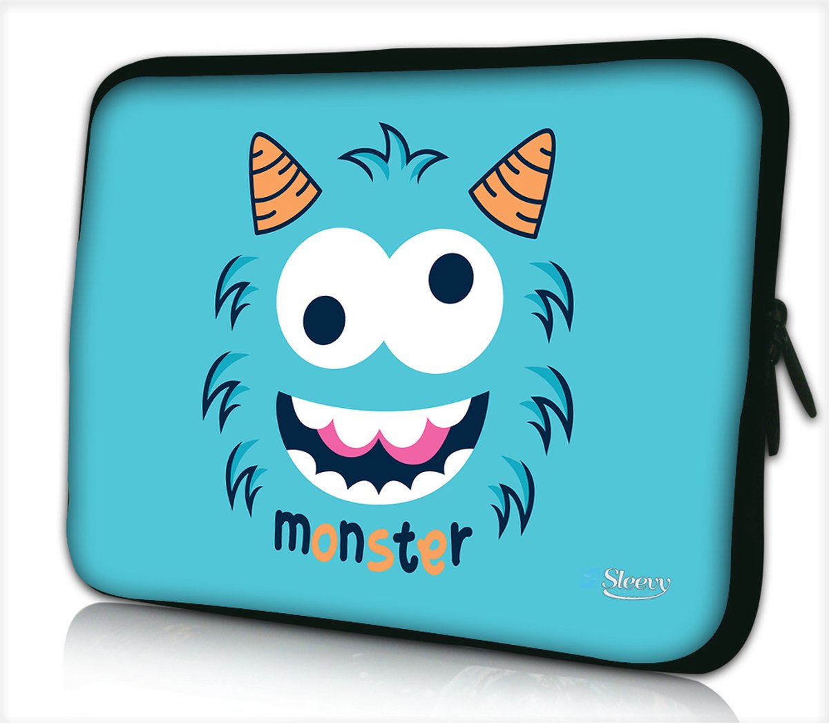 Laptophoes 13,3 inch monster - Sleevy - laptop sleeve - laptopcover - Alle inch-maten & keuze uit 250+ designs! Sleevy