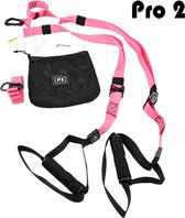 DW4Trading Suspension Trainer Pro3 - Fitness - Workout - Zwart/roze