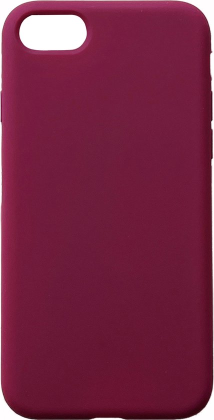 Coque Apple iPhone 7 & 8 Plus Bordeaux - Coque arrière en Siliconen liquide