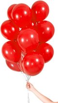 Ballons - Rouge - 12 pièces - Ballons boutons - Halloween - Ballons de fête