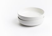 MOODS_Pasta plate 21cm -2 pcs set-White