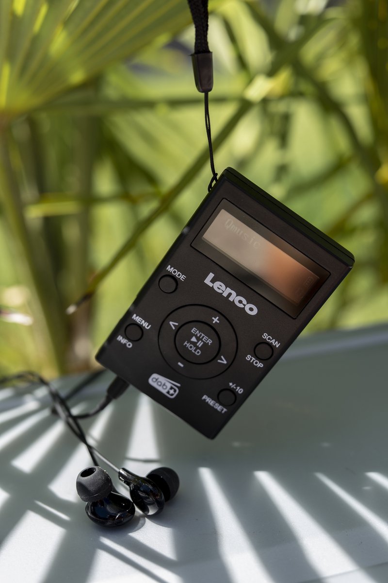 Lenco PDR-011BK - Zakradio met DAB+ en FM - MP3-speler met een oplaadbare  Batterij - Zwart | bol