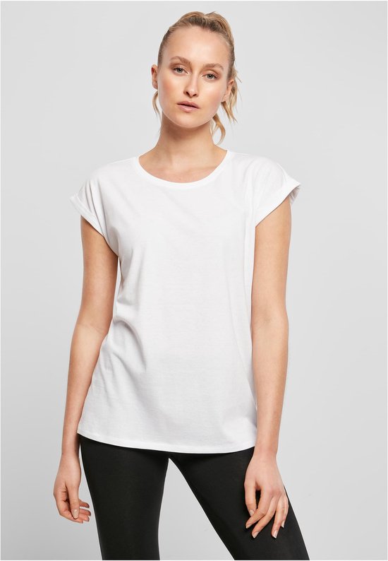 T-shirt wit biologisch katoen dames - Build Your Brand - XS