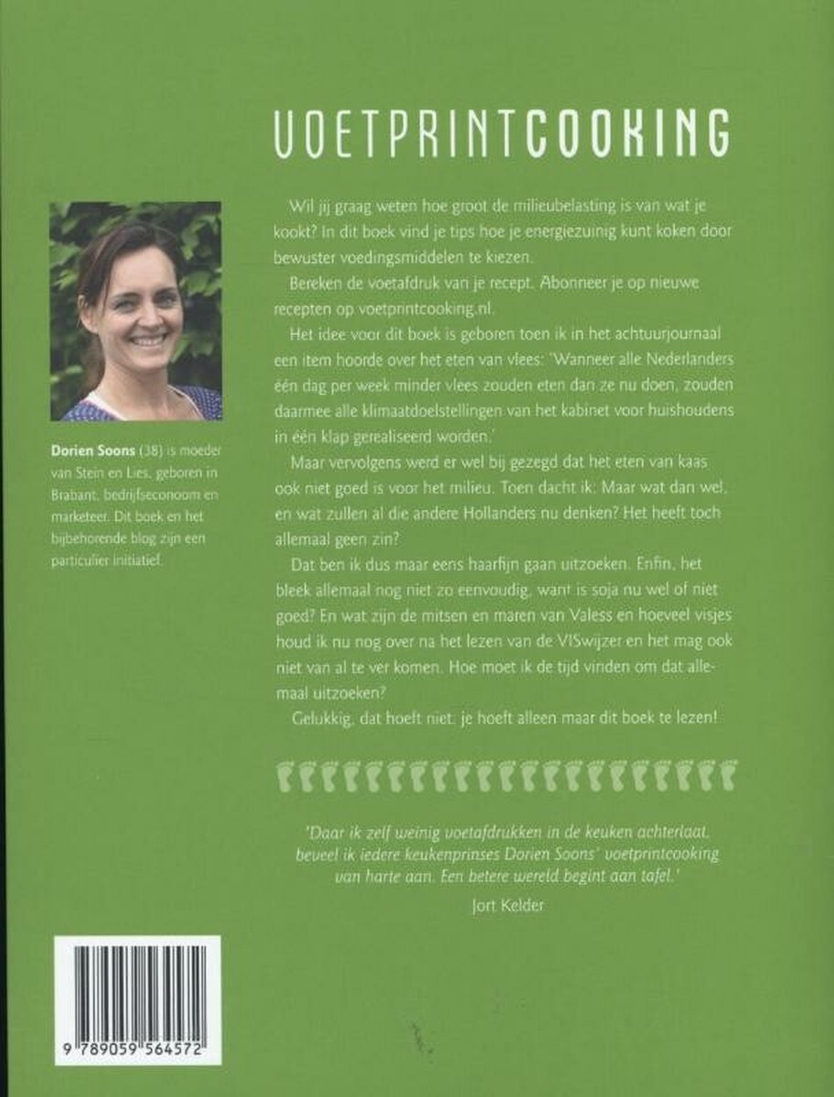 Voetprint Cooking - back cover