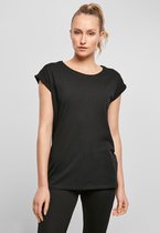 T-shirt zwart biologisch katoen dames - Build Your Brand - XS