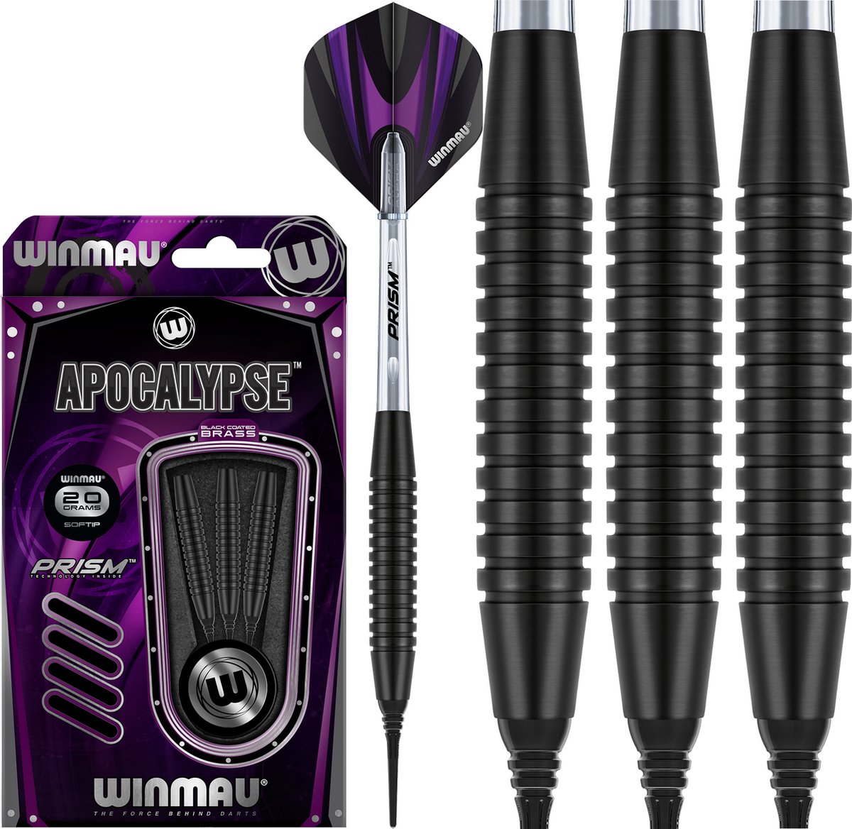 WINMAU - Apocalypse: Soft Tip Dartpijlen Professioneel - 18 gram vat/20 gram totaal gewicht