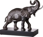 Goebel - Studio 8 | Decoratief beeld / figuur Olifant | Porselein - 57cm - Limited Edition - met platina