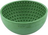 LickiMat Wobble - Hondenbak - Likmat / Anti-schrok / Slowfeeder voor Hond - Groen - 16 cm