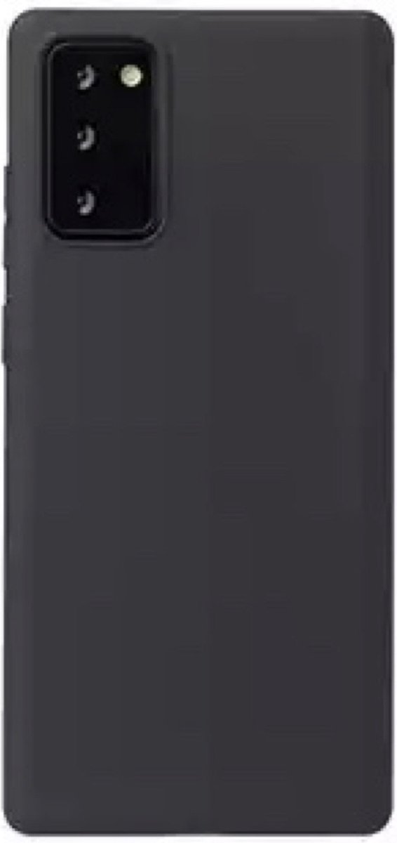 TPU back cover Geschikt voor Samsung Galaxy A71 4G - Zwart hoesje + Gratis screenprotector