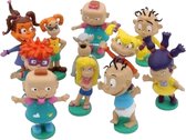 Rugrats "Go Wild" set - 11 figuren - Ratjetoe - Speelfiguren - met Chuckie Finster en Dil Pickles