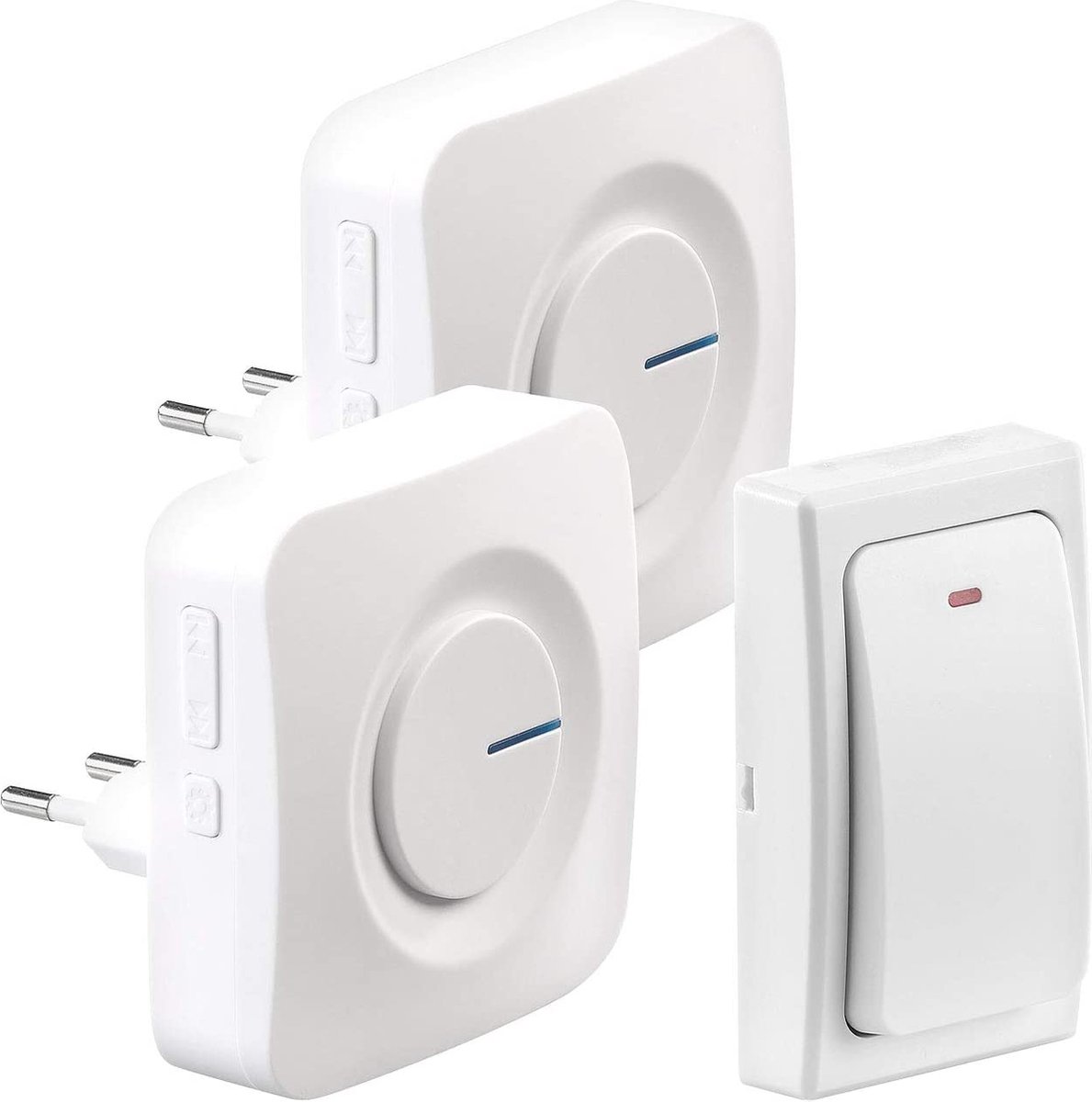 Deurbel - draadloze deurbel met ontvangers – wireless doorbell – duurzaam - eenvoudig te installeren