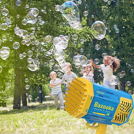 Foto: Bazooka bellenblaas bubble gun bellenblaasmachine bellenblaaspistool