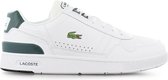 Lacoste T-CLIP 120 - Heren Sneakers Sport Casual Schoenen Leer Wit 7-40SMA00501R5 - Maat EU 39.5 UK 6