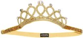 Prinses - Kroon met parel - Goud - Frozen - Rapunzel - Doornroosje - Elsa - Anna - Prinsessenjurk - Verkleedkleding