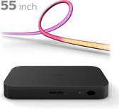 Philips Hue Entertainment Bundel voor 55 inch TV - 1 HDMI Sync Box (incl. HDMI kabel) - 1 Philips Hue Play Gradient Lightstrip 55 inch
