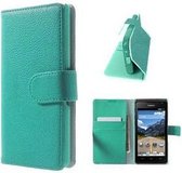 Huawei Y530 Hoesje Wallet Case Turquoise