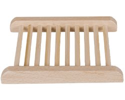 HappySoaps -  Shampoo Bar / Zeep Houder Van Licht Hout