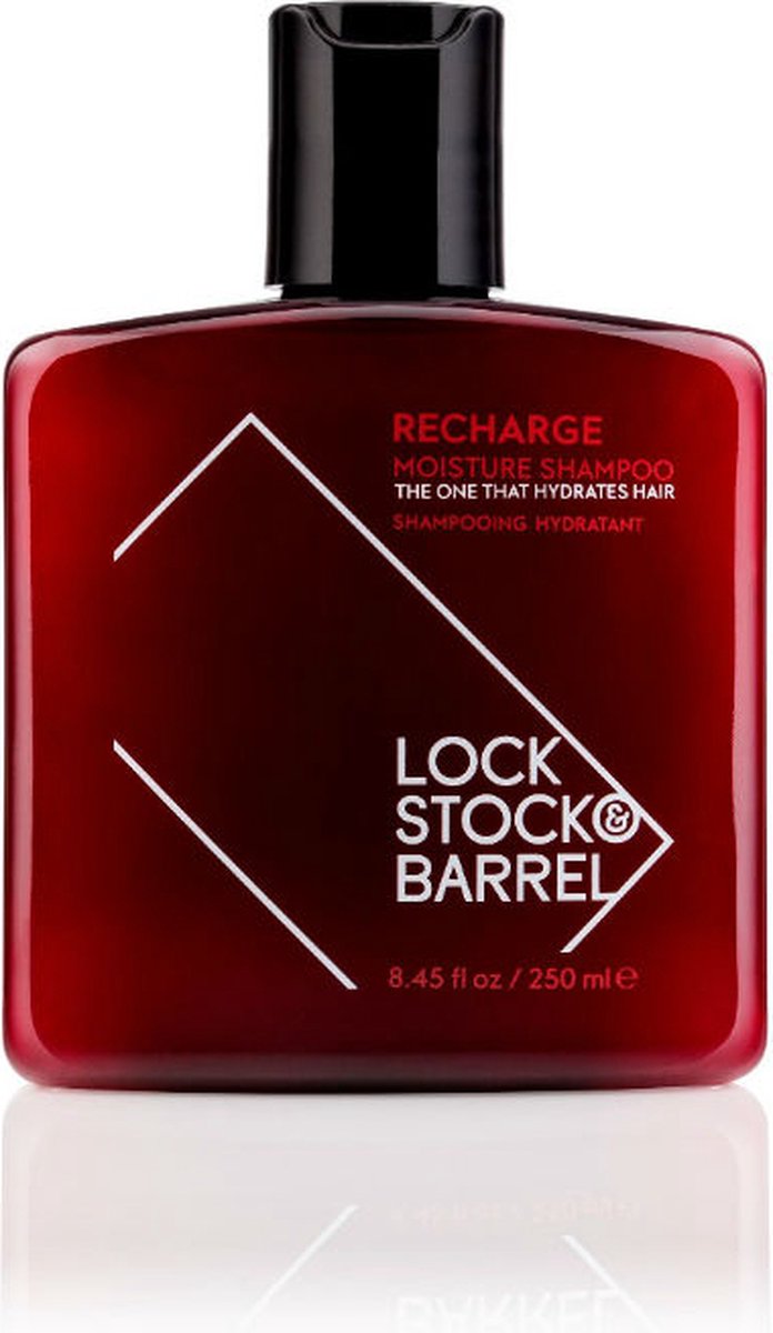 Lock Stock & Barrel Recharge Moisture Shampoo 250ml - Normale shampoo vrouwen - Voor Alle haartypes