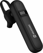 Swissten Draadloze Headset - Bluetooth 5.0 - Noise reduction - Zwart