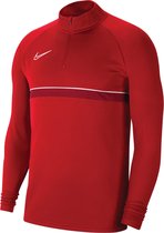 Nike Nike Dri-FIT Academy 21 Sporttrui - Maat XXL  - Mannen - rood - donkerrood - wit
