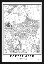 Poster Stad Zoetermeer A2 - 42 x 59,4 cm (Exclusief Lijst)