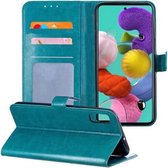 Samsung A40 Hoesje Wallet Case Turquoise