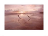 Pyramid Poster - Ian Winstanley Love On The Horizon - 60 X 80 Cm - Roze