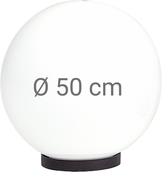 Bol opaal Ø 50 incl. flens