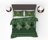 Refined Bedding - Dekbedovertrek - Peacock Leafs - Tweepersoons - 200x200/220