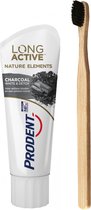 Briskwhite - Charcoal Tandpasta + Bamboe Tandenborstel voor stralend witte tanden | Teeth Whitening Charcoal / Houtskool