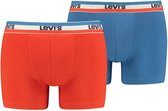 Levi's - Heren Onderbroeken 2-Pack Logo Boxers Brief - Multi - Maat L