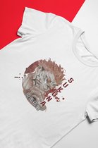 Jujuutsu Kaisen Sukuna Ryomen T-Shirt - Anime Merchandise - Shounen - Cadeau voor geek gamer - Unisex Maat S Wit