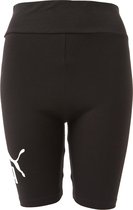 Puma Essentials Logo Biker Shorts Zwart Dames - Maat XS