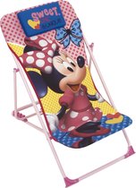 Disney Loungestoel Minnie Mouse 66 X 61 Cm Polyester/staal Roze