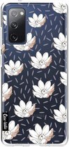 Casetastic Samsung Galaxy S20 FE 4G/5G Hoesje - Softcover Hoesje met Design - Sprinkle Flowers Print