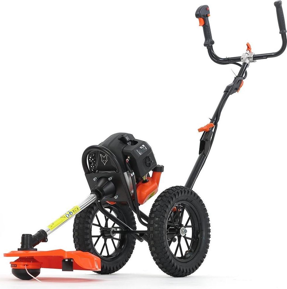Bol.com FUXTEC FSR152 Benzine Bosmaaier op Wielen 51,7cc 2-Takt 44cm Snijbreedte 1,35kW aanbieding