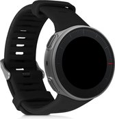 kwmobile bandje compatibel met Polar Vantage V - Armband voor fitnesstracker in zwart - Horlogeband
