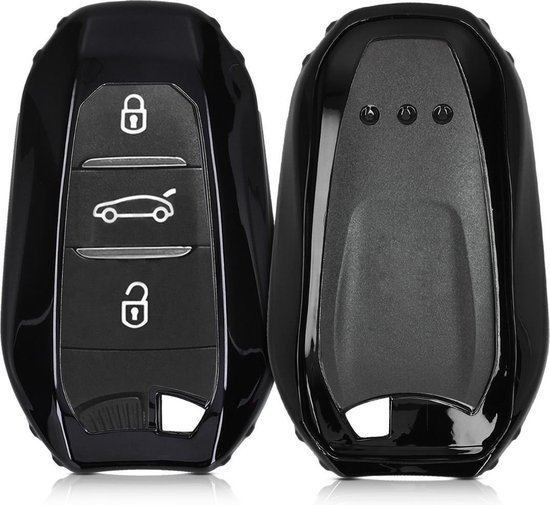 HEARSO Siliconen Autosleutel Case Cover, voor Peugeot 107 206 207 307 voor Citroen C1 C2 C3 C4 Zarra voor Toyota Aygo