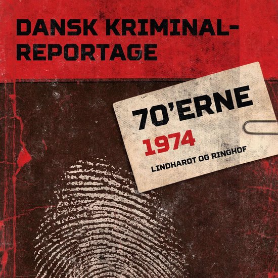Dansk Kriminalreportage 1974 - cover