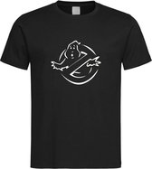Zwart T-shirt met Witte “ Ghostbusters “ print maat S