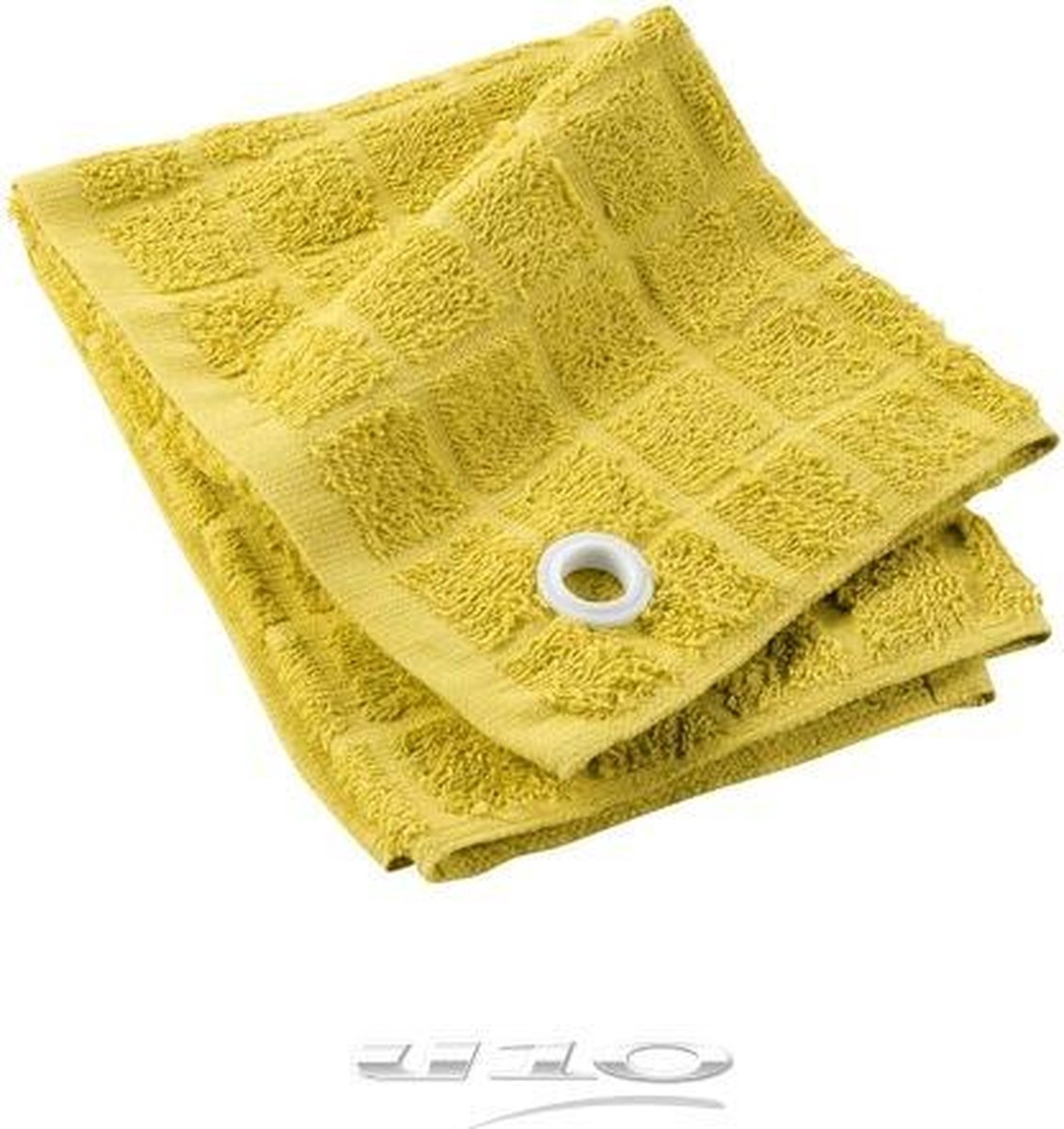 Livetti | Handdoekje | Handdoek | 50x50 | Geel