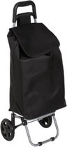 Five® Aquarel Boodschappentrolley met wielen - Opvouwbaar - Zwart | 27cm hoog
