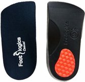 Footlogics 3/4 Inlegzool CASUAL -XL (47-49) - Ondersteunt en Corrigeert bij Hielspoor -Platvoeten - Voetpijn - Hielpijn - Rugpijn - Kniepijn - Dempend - Veerkrachtig - Geschikt voor Nette, Sm