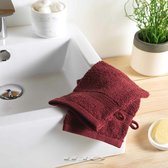 Livetti | Washandjes | 15x21 | Burgundy