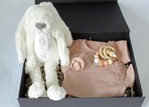 Giftbox Happy Pink - cadeau geboorte meisje - kraamcadeau - kraammand - happy horse
