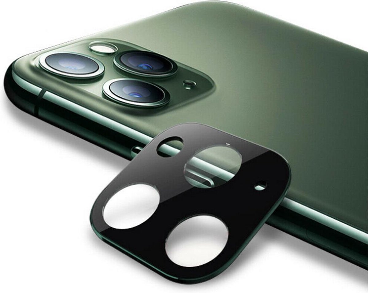 Camera lens beschermer iPhone 11 - groen frame